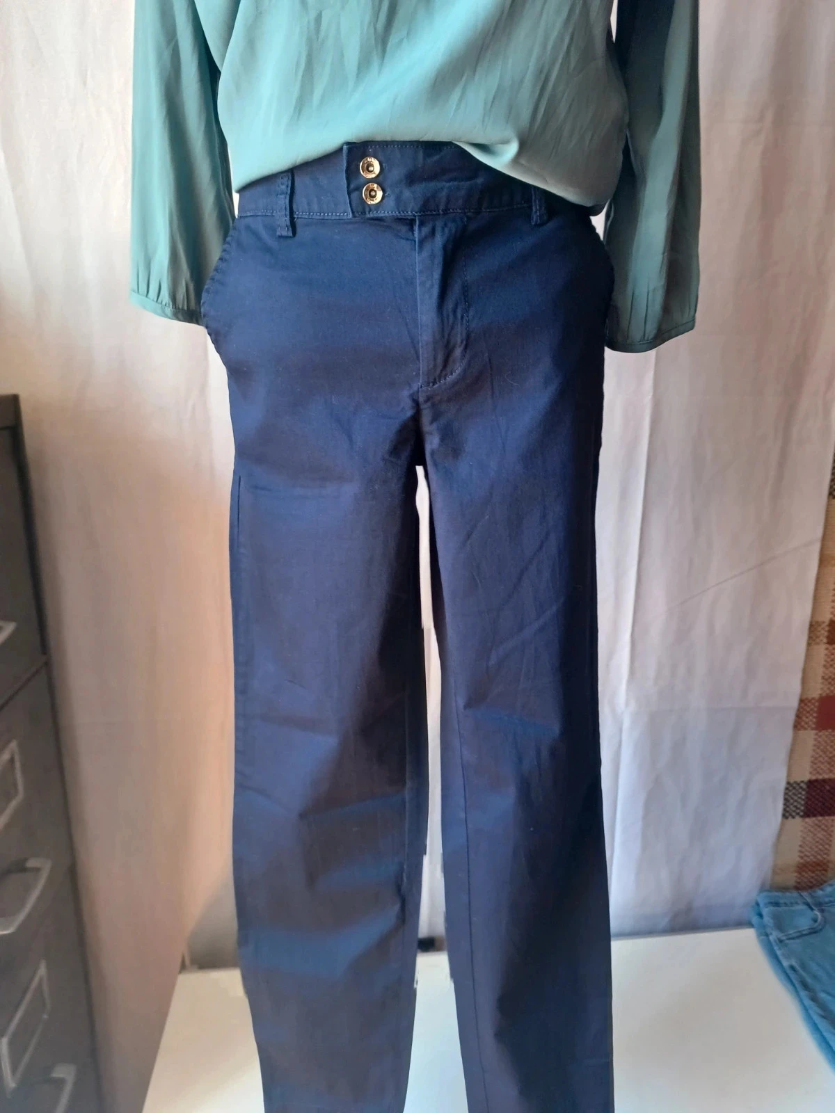 Calça social Lpb woman azul marinho tamanho 38 – photo 3